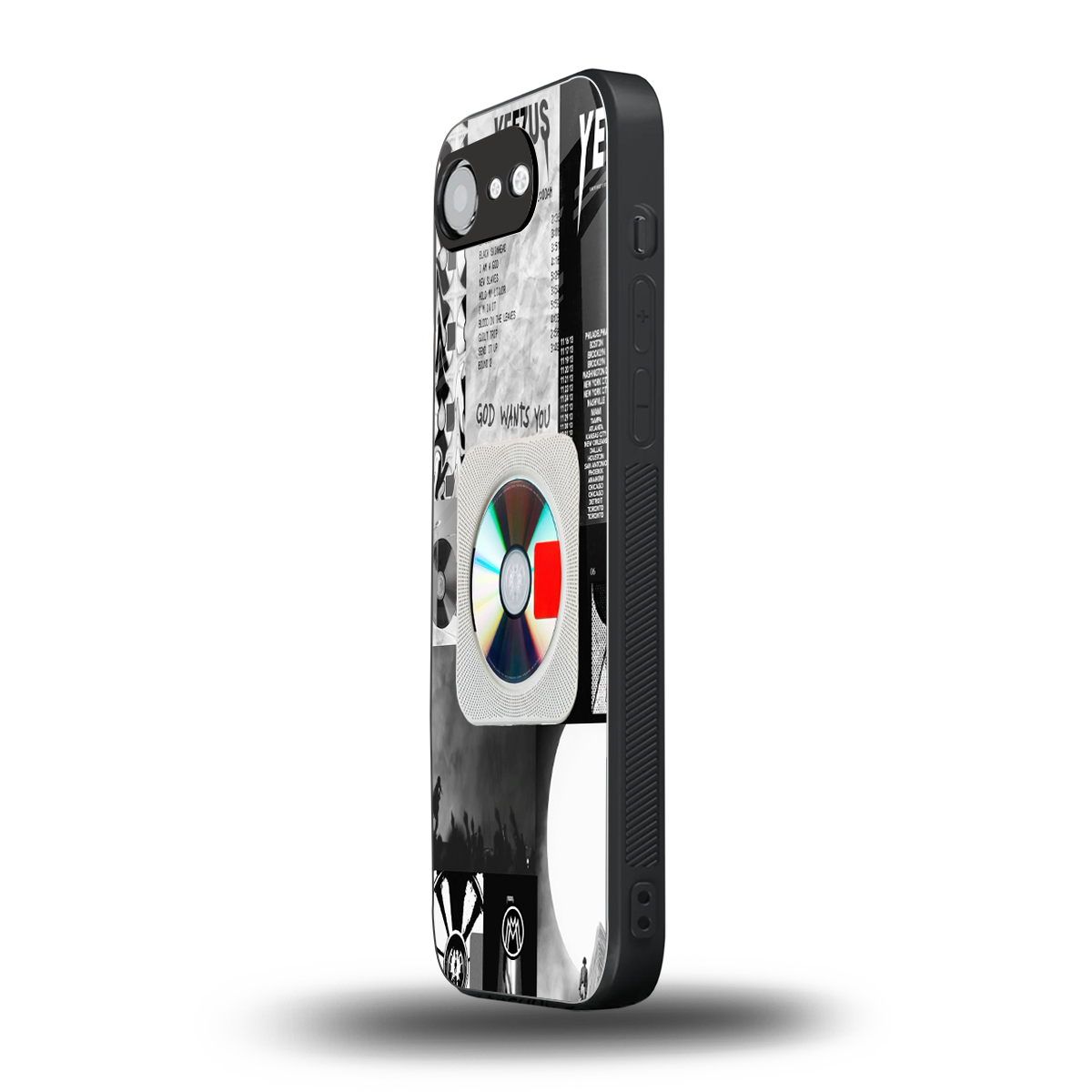 yeezus back phone cover | glass case for iphone 16e