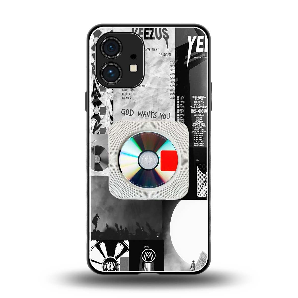 yeezus back phone cover | glass case for nothing phone 1
