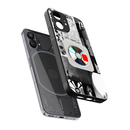 yeezus back phone cover | glass case for nothing phone 1