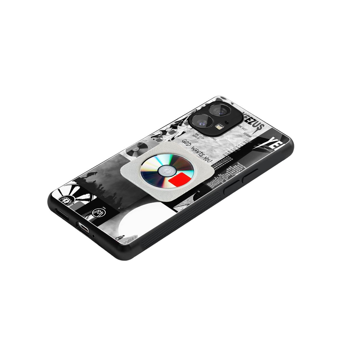 yeezus back phone cover | glass case for nothing phone 1