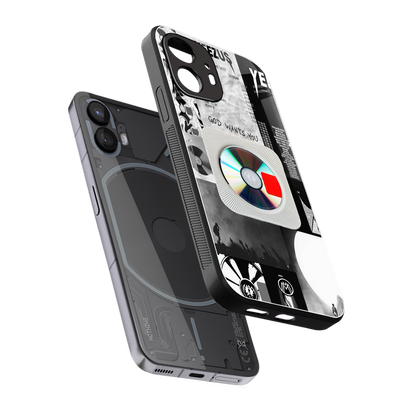 yeezus back phone cover | glass case for nothing phone 2