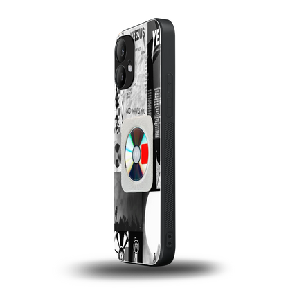 yeezus back phone cover | glass case for nothing phone 2