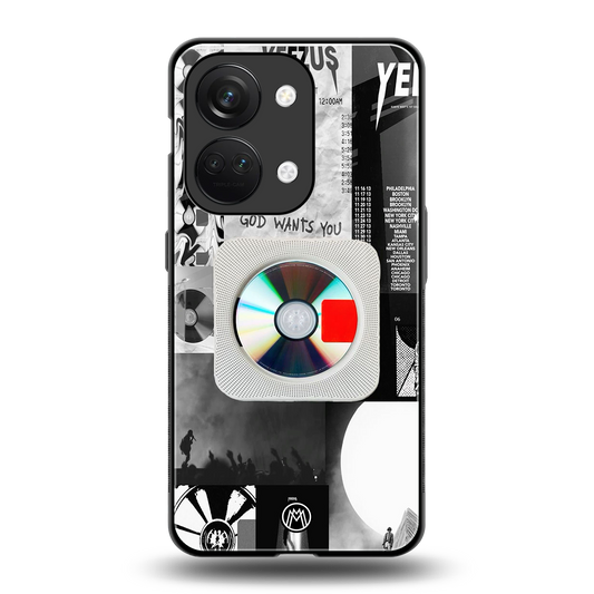 yeezus back phone cover | glass case for oneplus nord 3