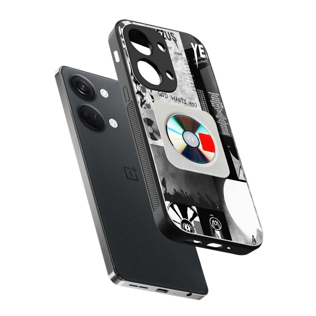 yeezus back phone cover | glass case for oneplus nord 3