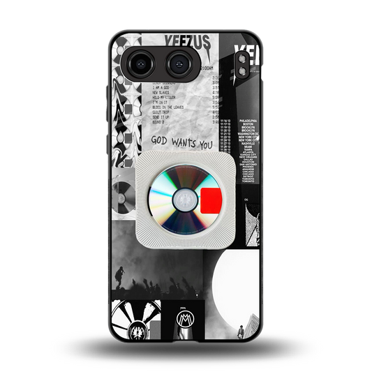 yeezus back phone cover | glass case for oneplus nord 4