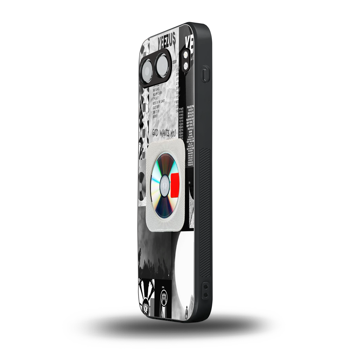 yeezus back phone cover | glass case for oneplus nord 4