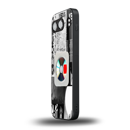 yeezus back phone cover | glass case for oneplus nord 4
