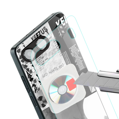 yeezus back phone cover | glass case for oneplus nord 4
