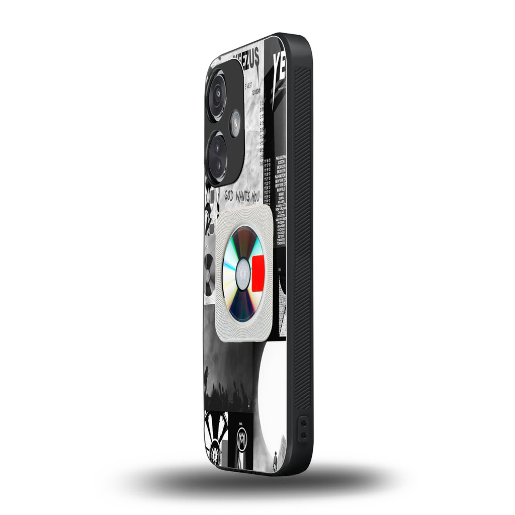 yeezus back phone cover | glass case for oneplus nord ce 3