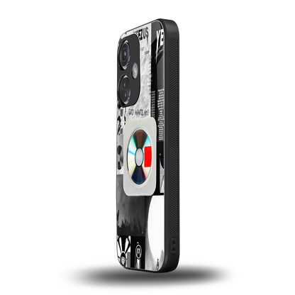 yeezus back phone cover | glass case for oneplus nord ce 3