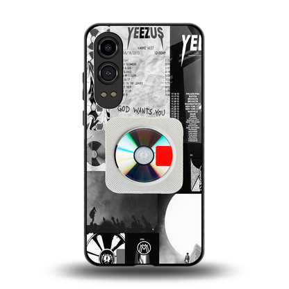 yeezus back phone cover | glass case for oneplus nord ce 4 lite