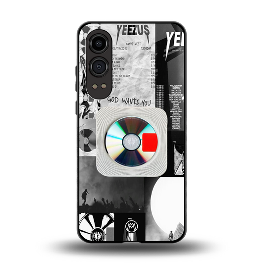 yeezus back phone cover | glass case for oneplus nord ce 4 lite