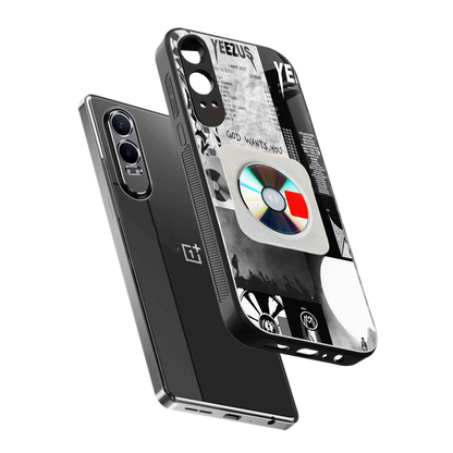 yeezus back phone cover | glass case for oneplus nord ce 4 lite