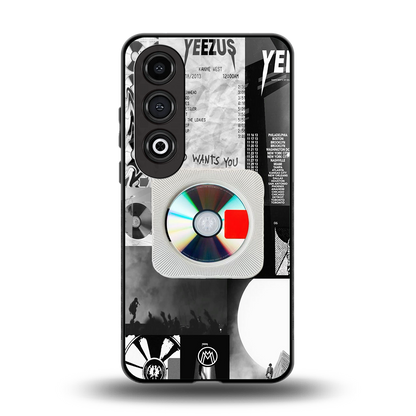 yeezus back phone cover | glass case for oneplus nord ce 4