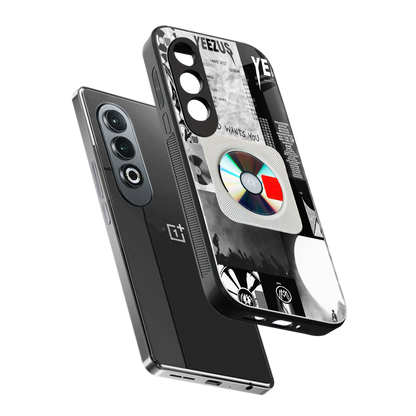 yeezus back phone cover | glass case for oneplus nord ce 4