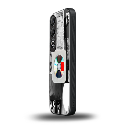 yeezus back phone cover | glass case for oneplus nord ce 4