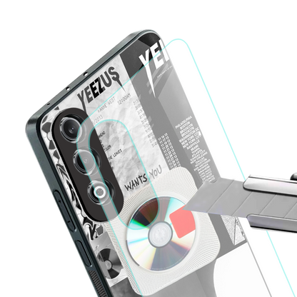 yeezus back phone cover | glass case for oneplus nord ce 4
