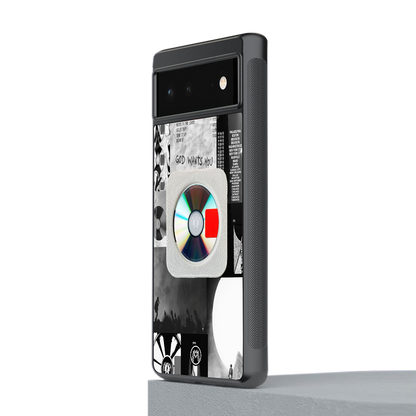 yeezus back phone cover | glass case for Google Pixel 6A