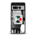 yeezus back phone cover | glass case for google pixel 7 pro
