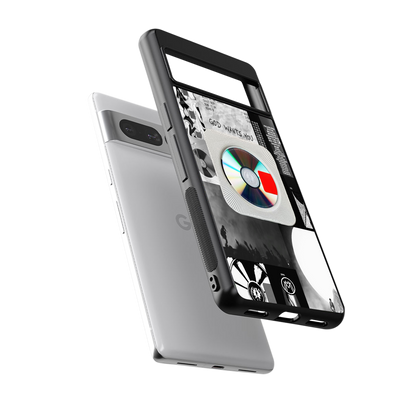 yeezus back phone cover | glass case for google pixel 7 pro