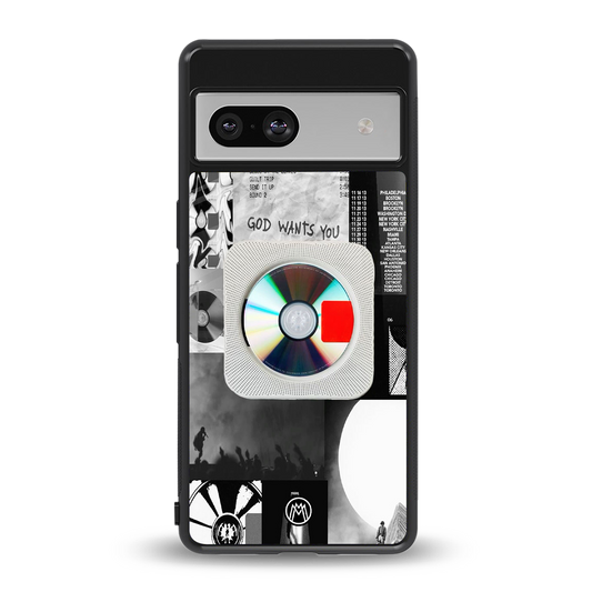 yeezus back phone cover | glass case for Google Pixel 7
