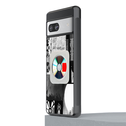 yeezus back phone cover | glass case for Google Pixel 7