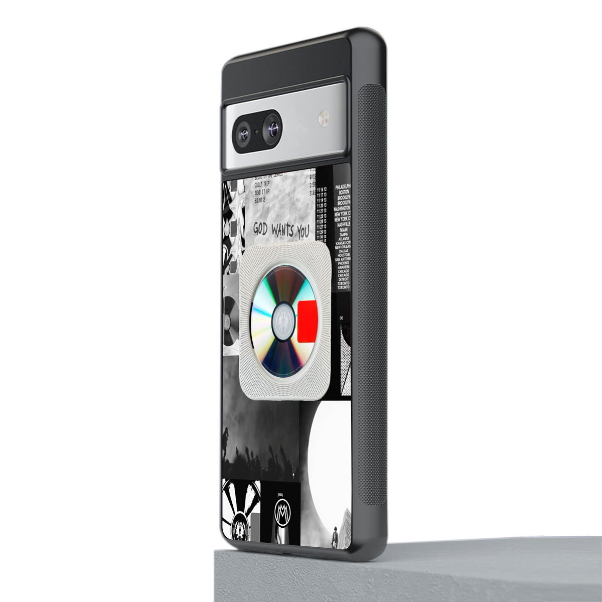 yeezus back phone cover | glass case for Google Pixel 7A