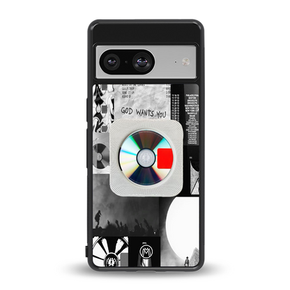yeezus back phone cover | glass case for Google Pixel 8