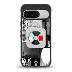 yeezus back phone cover | glass case for google pixel 9
