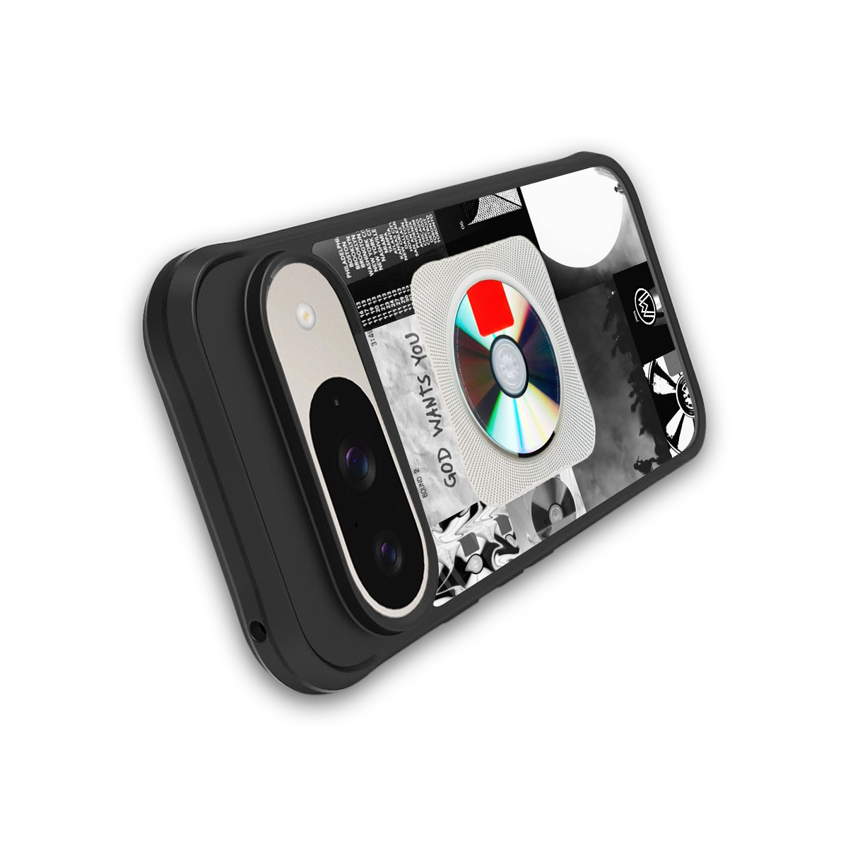 yeezus back phone cover | glass case for google pixel 9