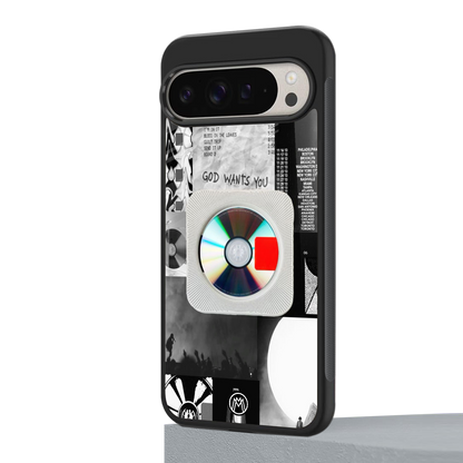 yeezus back phone cover | glass case for google pixel 9 pro xl