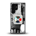 yeezus back phone cover | glass case for samsung galaxy s23 ultra