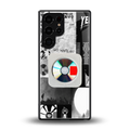 yeezus back phone cover | glass case for samsung galaxy s25 ultra