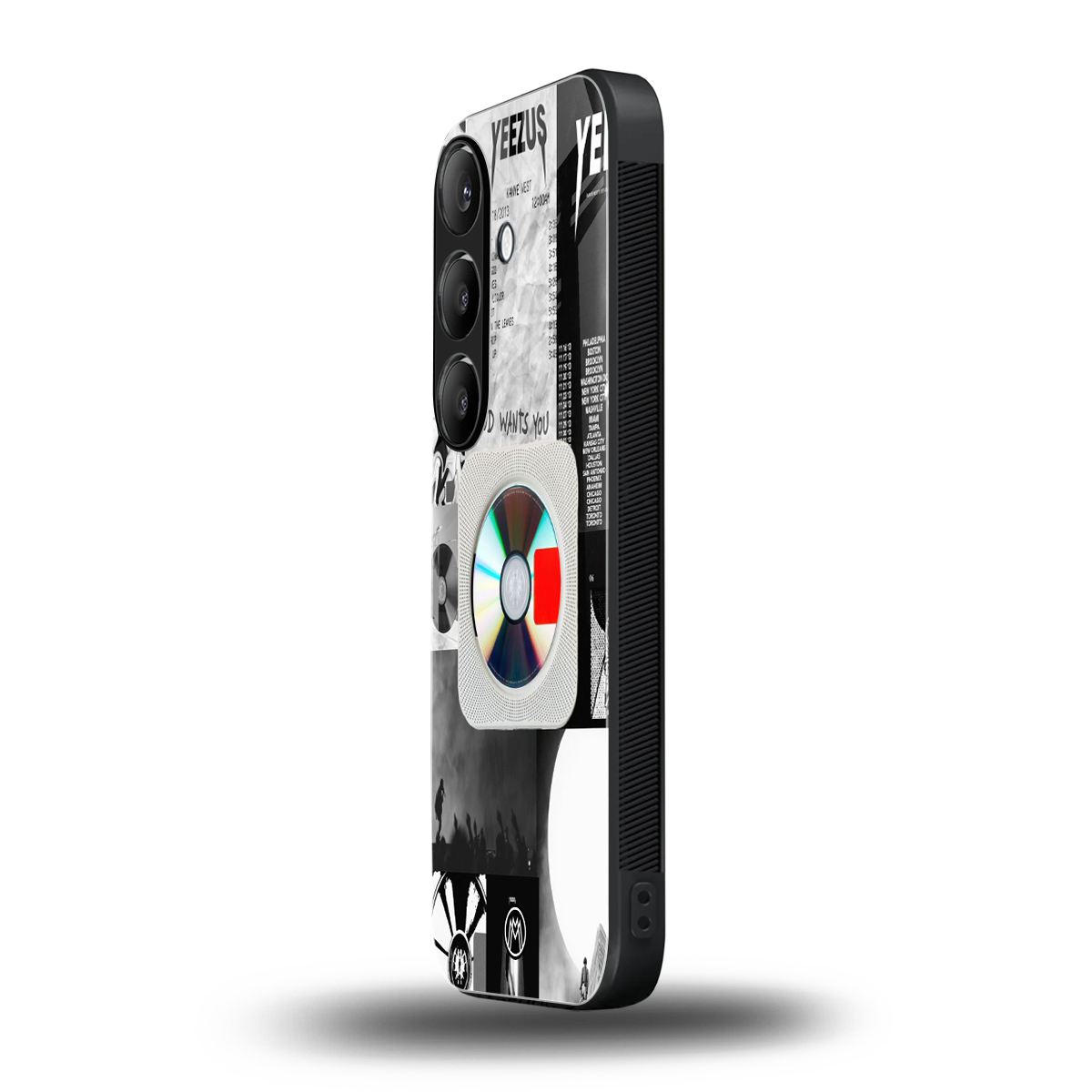 yeezus back phone cover | glass case for samsung galaxy s24 plus