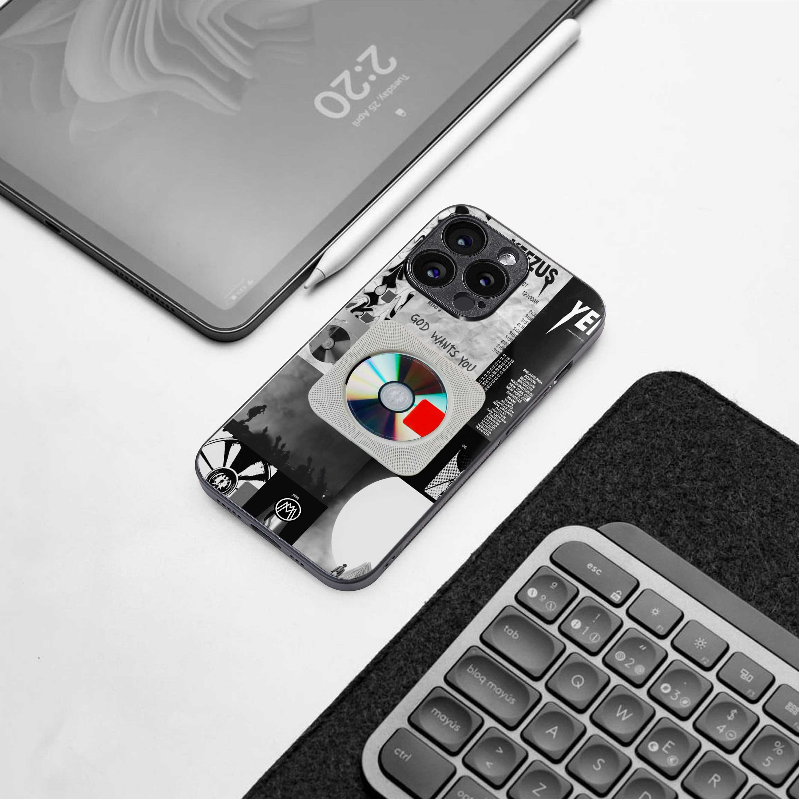 yeezus back phone cover | glass case for nothing phone 1