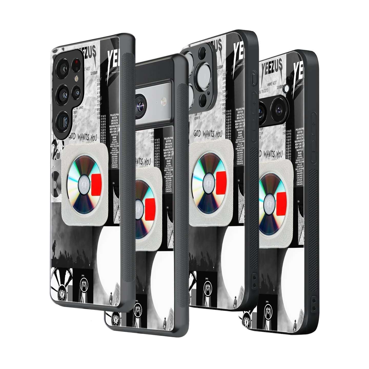 Stylish Glass Back Case for All Smartphones – iPhone, Samsung, OnePlus, Pixel, Redmi, Oppo, Vivo, Motorola