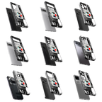 Durable Glass Back Mobile Case for iPhone, Samsung, OnePlus, Google Pixel, Redmi, Vivo, Oppo