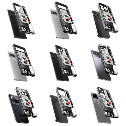 Durable Glass Back Mobile Case for iPhone, Samsung, OnePlus, Google Pixel, Redmi, Vivo, Oppo