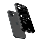 you are offline back phone cover | glass case for iphone 16