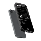 you are offline back phone cover | glass case for iphone 16e