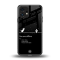 you are offline back phone cover | glass case for nothing phone 1