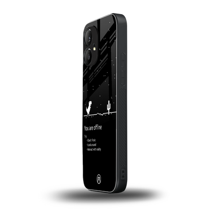 you are offline back phone cover | glass case for nothing phone 1