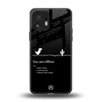 you are offline back phone cover | glass case for nothing phone 2