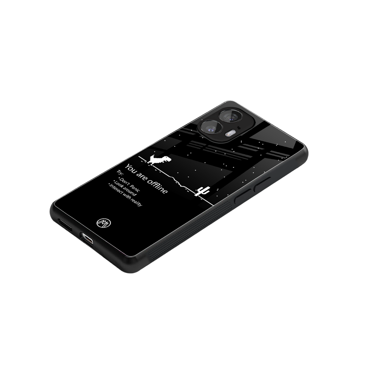 you are offline back phone cover | glass case for nothing phone 2