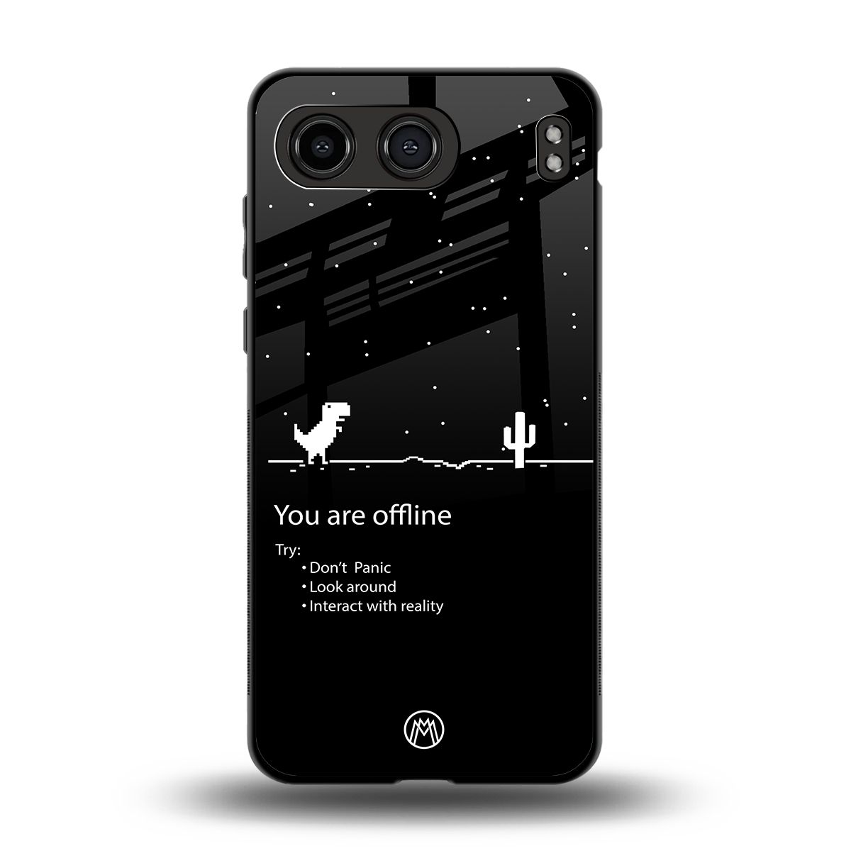 you are offline back phone cover | glass case for oneplus nord 4