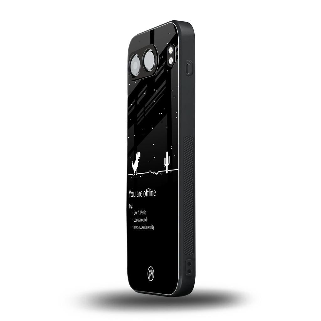 you are offline back phone cover | glass case for oneplus nord 4
