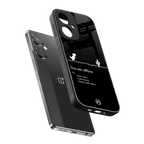 you are offline back phone cover | glass case for oneplus nord ce 3