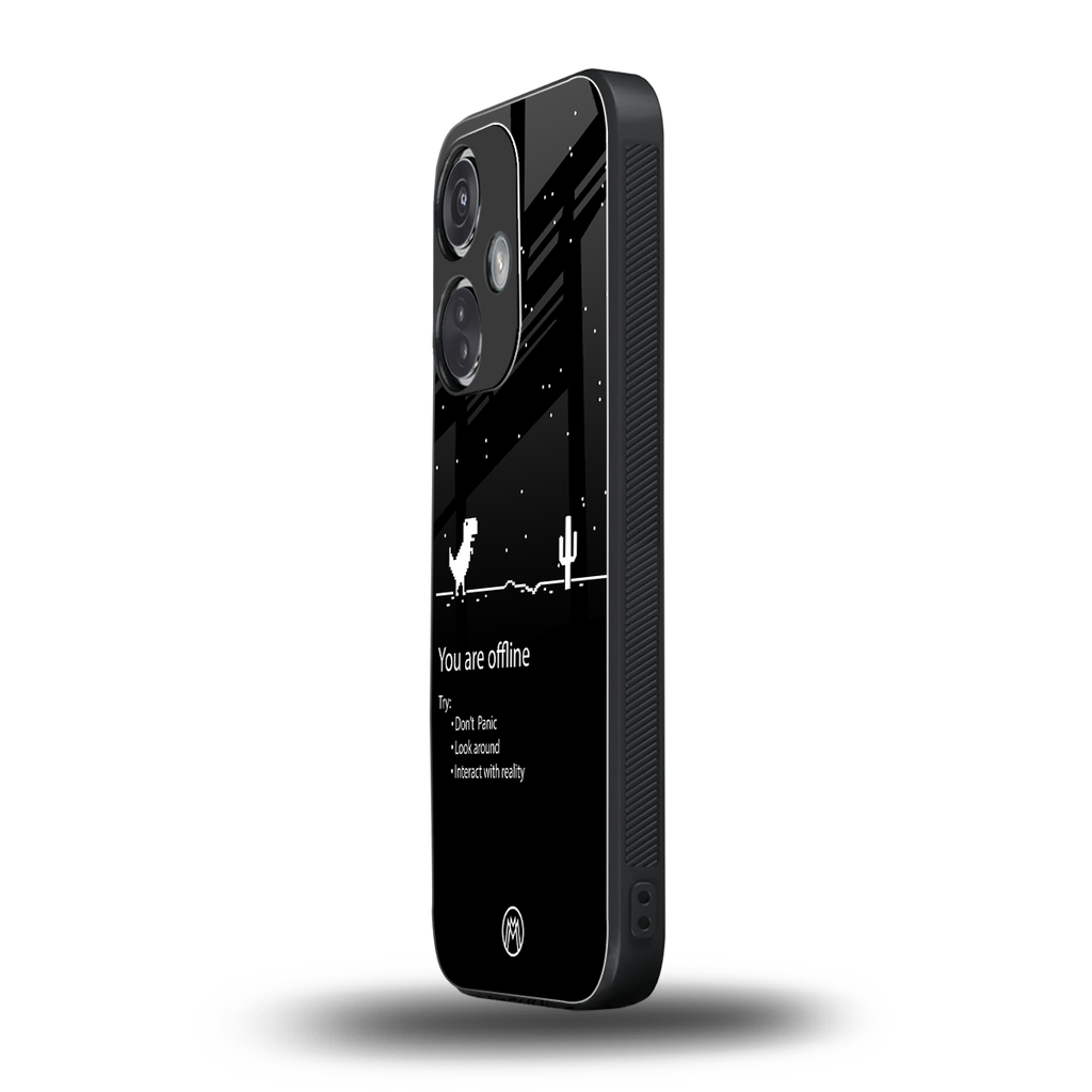 you are offline back phone cover | glass case for oneplus nord ce 3