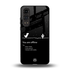 you are offline back phone cover | glass case for oneplus nord ce 4 lite