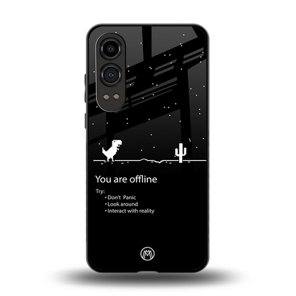 you are offline back phone cover | glass case for oneplus nord ce 4 lite